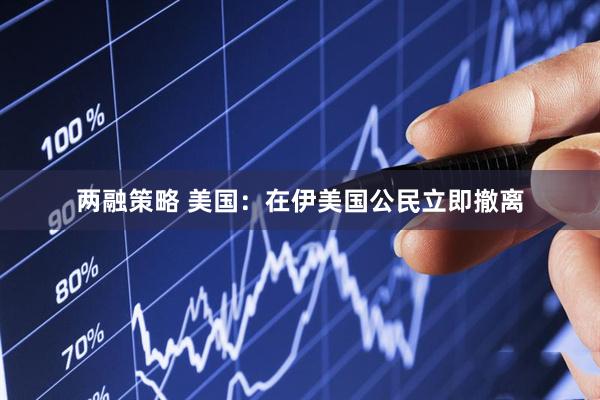 两融策略 美国：在伊美国公民立即撤离
